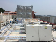 简阳东溪中学60吨空气能热水工程